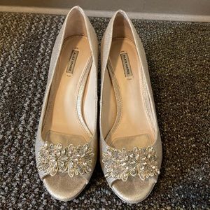 Alex Marie Gold Heels